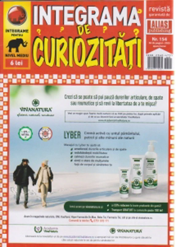 Integrama de curiozitati. Nr. 154/2025