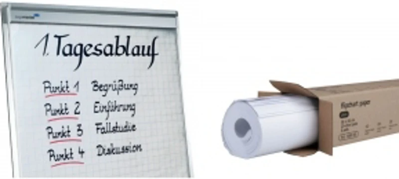 Hartie flipchart Legamaster, top, 100 x 65 cm, 80 g/mp, matematica