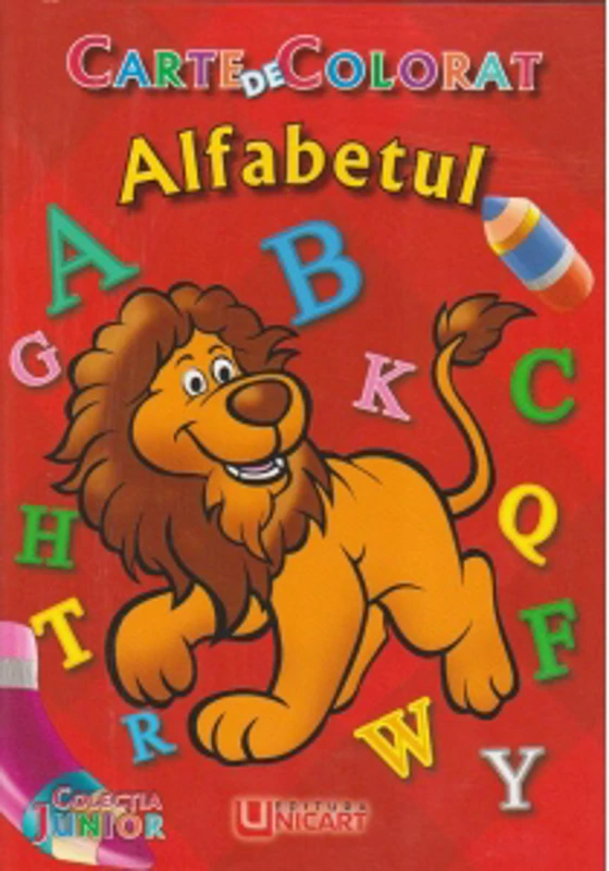Carte de colorat. Alfabetul