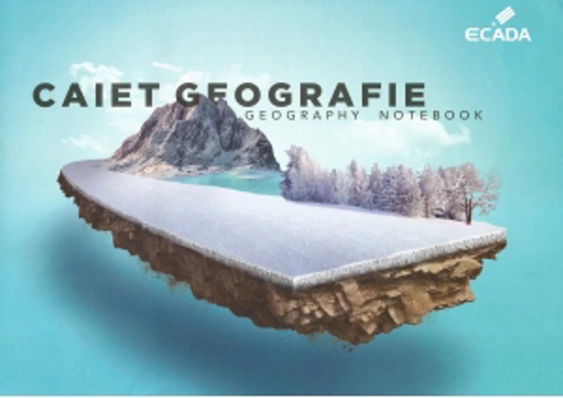 Caiet geografie A4 24 file policromie Ecada