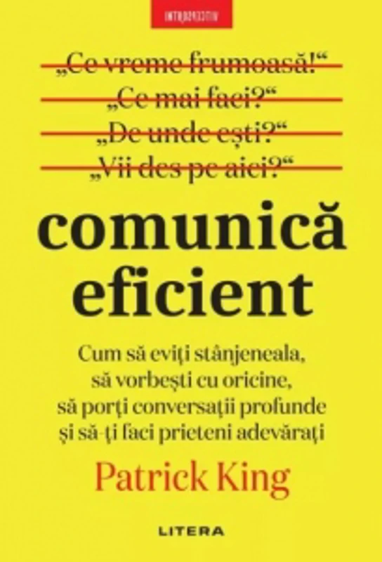 Comunica eficient. Cum sa eviti stanjeneala, sa vorbesti cu oricine, sa porti conversatii profunde si sa-ti faci prieteni adevarati