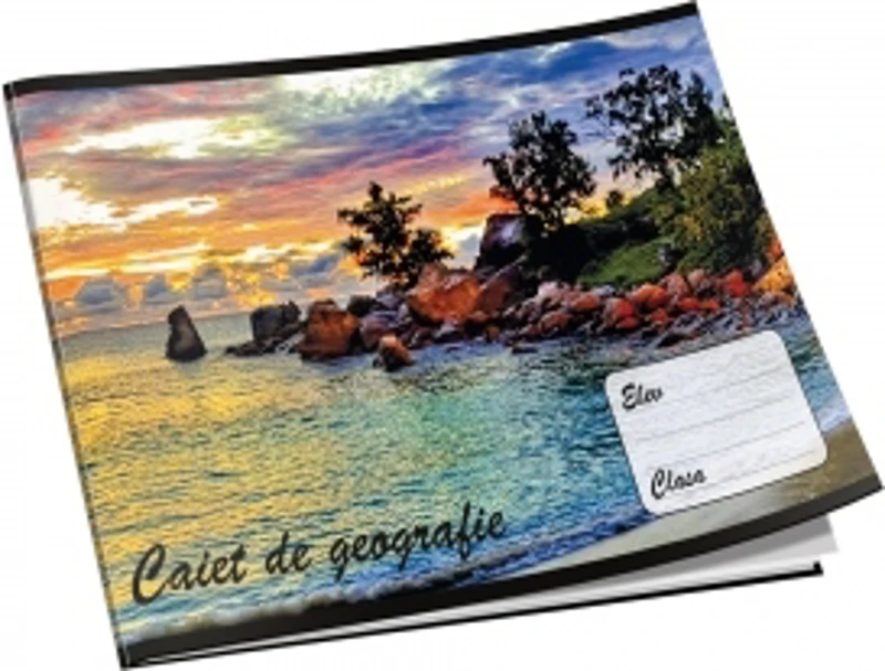 Caiet scolar geografie RTC, 24 file