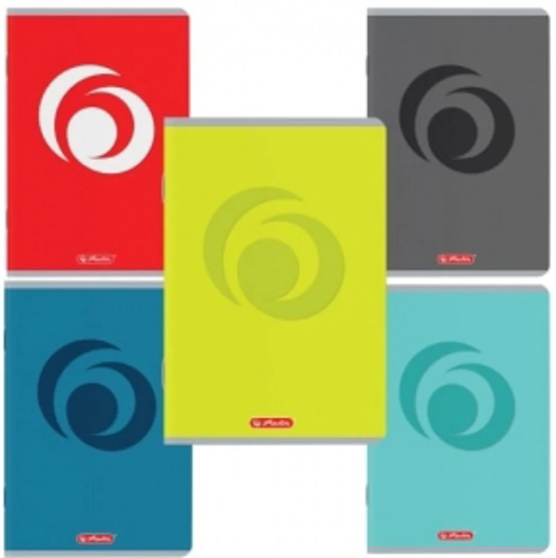 Caiet A5 80 file 70g/mp, patratele, diverse motive Rainbow