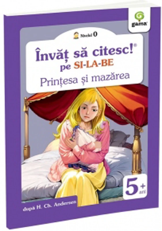 Printesa si mazarea. Invat sa citesc pe silabe. Nivelul 0 (5-7 ani)