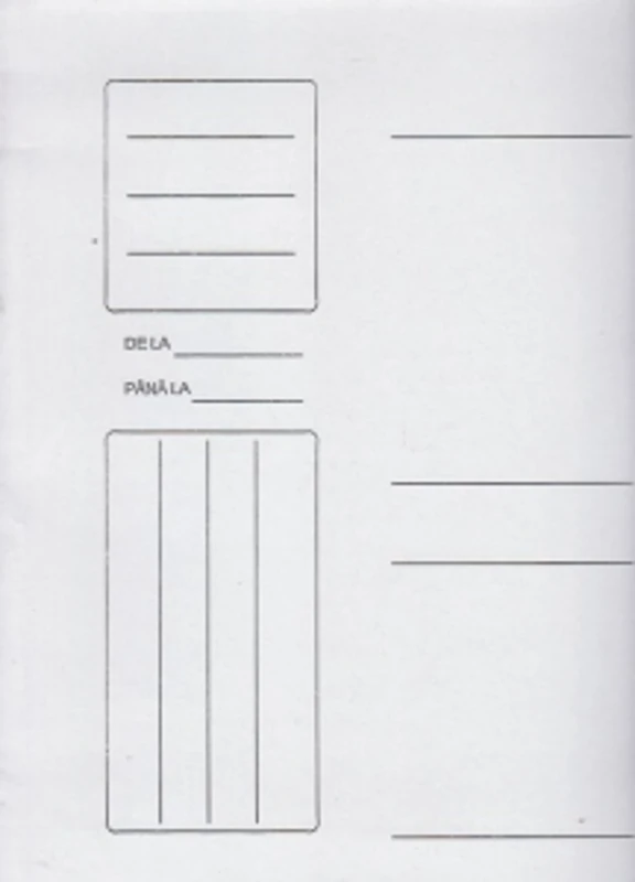 Dosar cu sina, carton duplex, 250g/mp