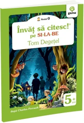 Tom Degetel. Invat sa citesc pe silabe. Nivelul 0 (5-7 ani)