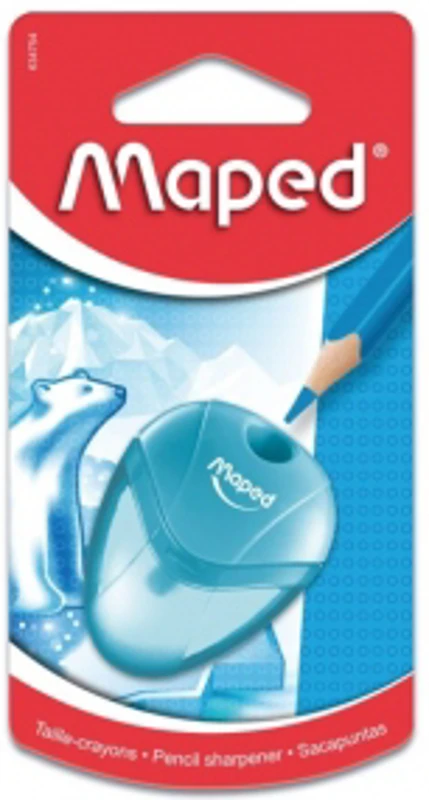 Ascutitoare Maped I-gloo simpla cu rezervor blister, culoare albastru
