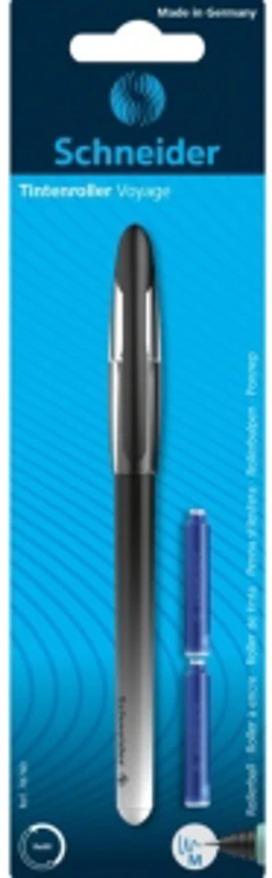 Roller Schneider Voyage + 2 rezerve/blister, negru 2025-2026