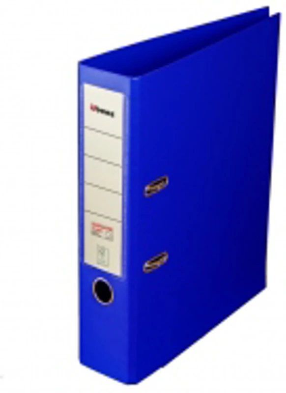 Biblioraft A4 80 mm PP/PP FSC Ubers, albastru