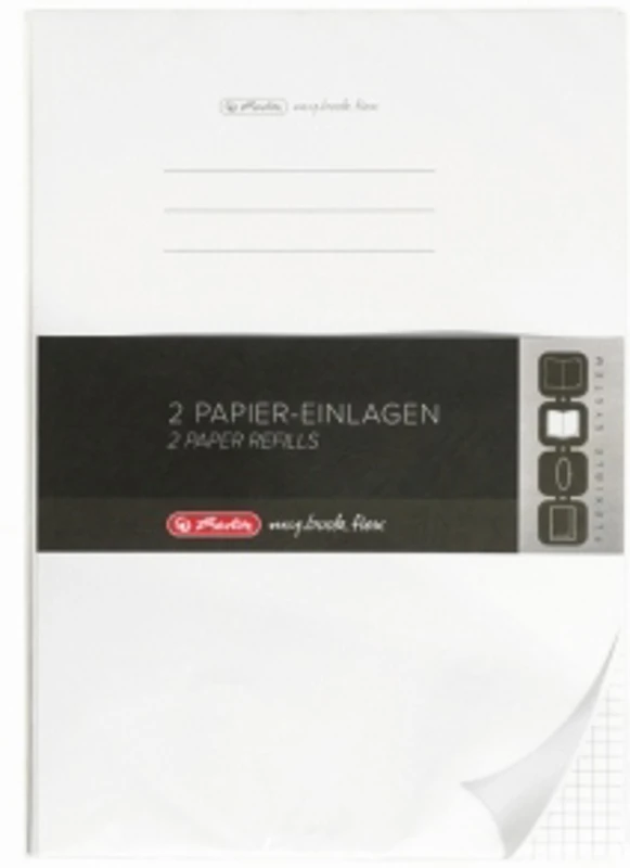 Rezerva caiet my.book flex A4, 40 file, patratele, set 5