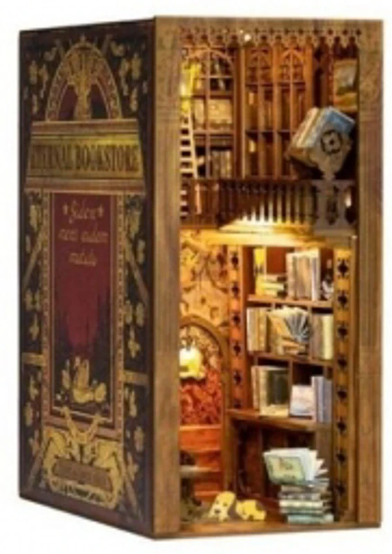 Puzzle 3D, Cotor de carte, Book Nook DIY, Eternal Bookstore, Cutebee, 172 piese