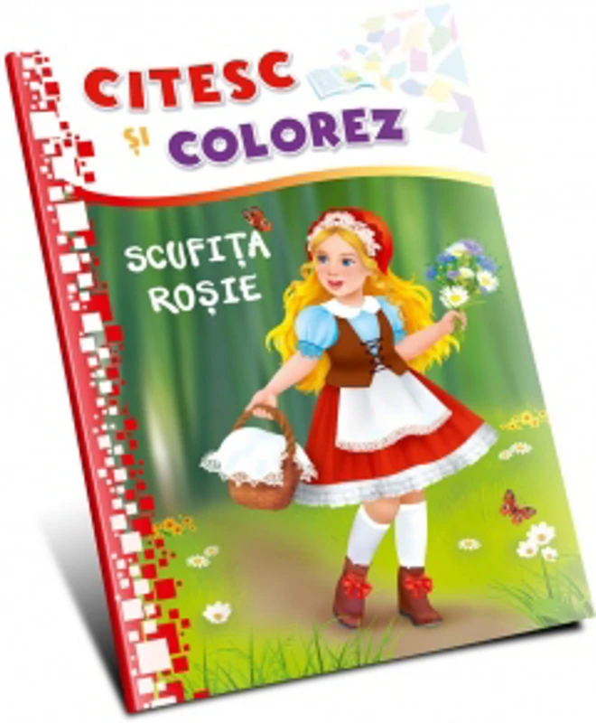 Citesc si colorez. Scufita rosie