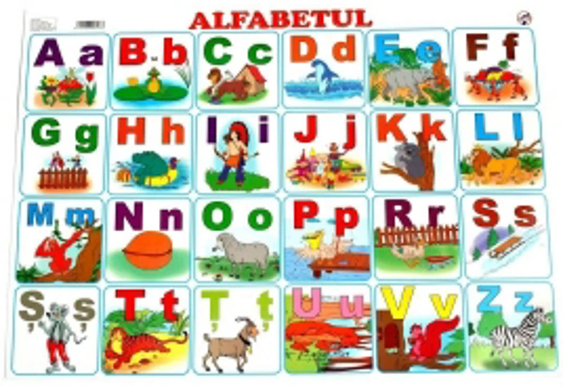 Plansa Alfabetul format A3