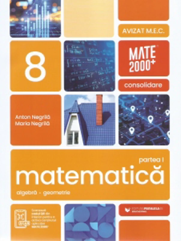 Matematica. Aritmetica, algebra, geometrie. Clasa a VIII-a. Consolidare. Partea I (Anul scolar 2026-2027)