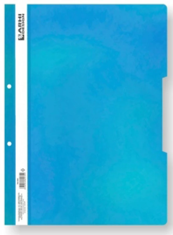 Dosar plastic Arhi Design, Bleu, set 5 bucati