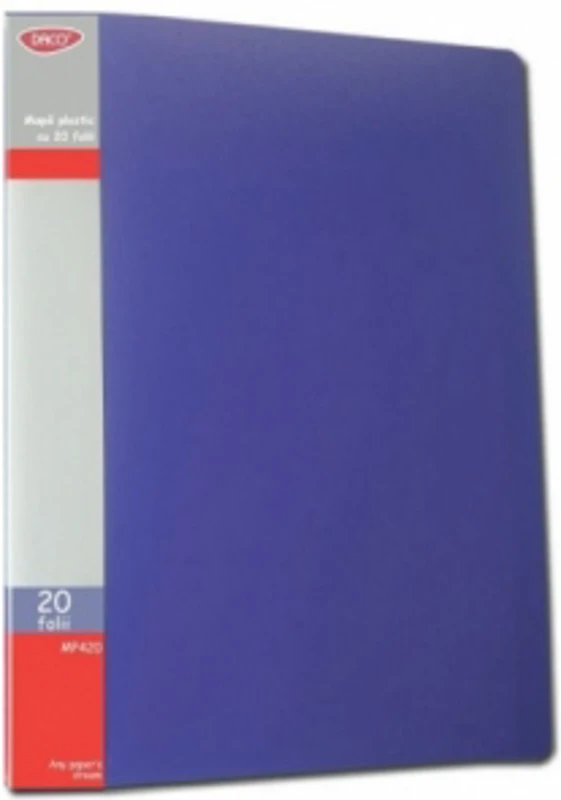 Mapa plastic 20 folii Daco MP420A
