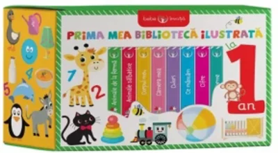 Cutie. Bebe invata. Prima mea biblioteca ilustrata la 1 an (8 carticele)