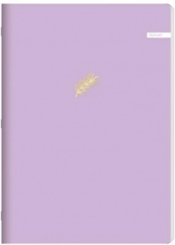 Caiet A5 capsat, 60 file dictando, 70g/mp, coperta soft touch, mov