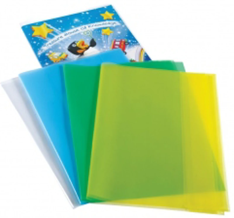Coperta semitransparenta A4, Albastru