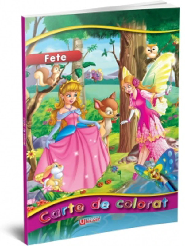 Carte de colorat pentru fete (format A4)