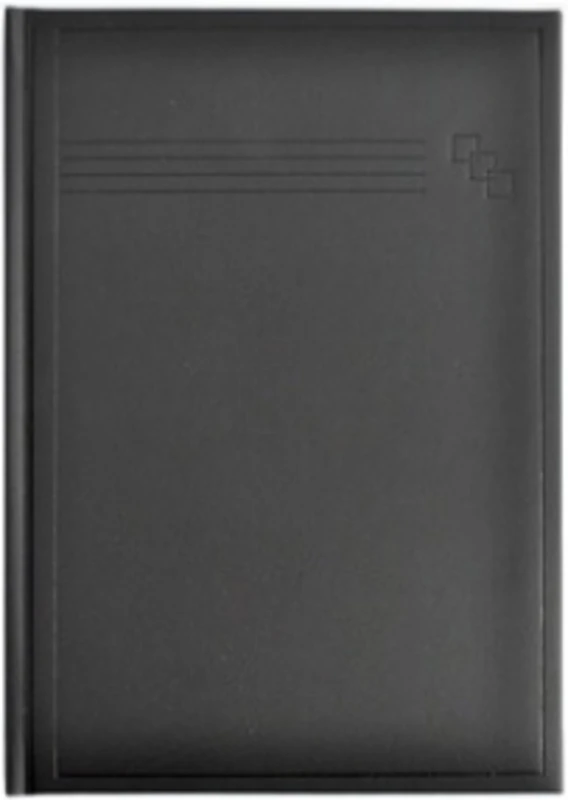 Agenda A5 nedatata liniatura matematica, neagra