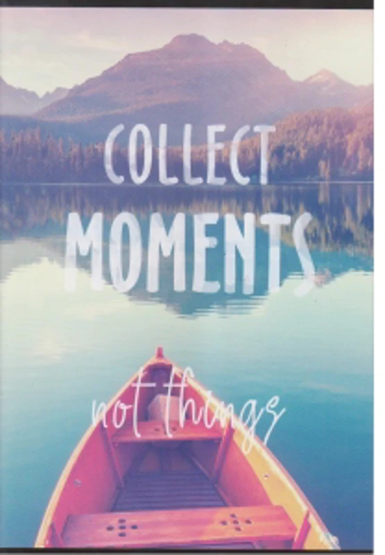 Caiet studentesc A4, 50 file, liniatura dictando, Collect moments not things