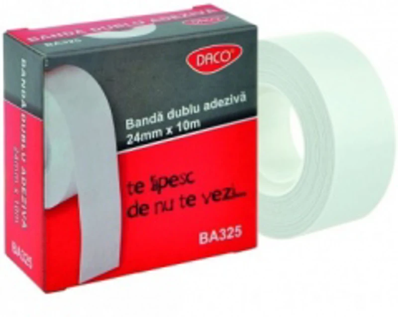 Banda adeziva dubla 24 x 10 Daco