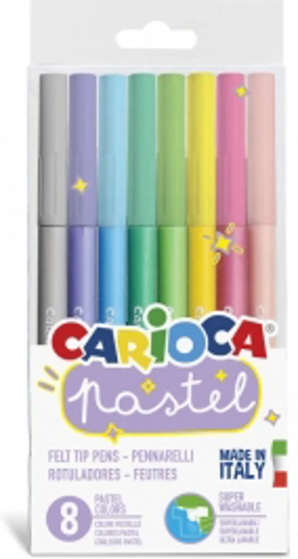 Carioca 8 culori pastel Carioca