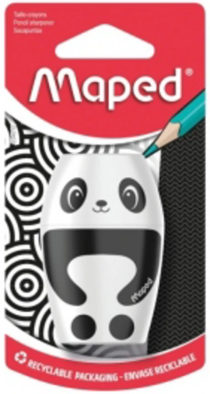 Ascutitoare Maped Shakky simpla cu rezervor blister, forma urs