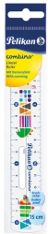 Rigla plastic 15 cm, Combino