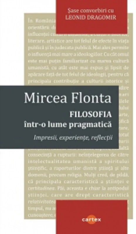 Filosofia intr-o lume pragmatica