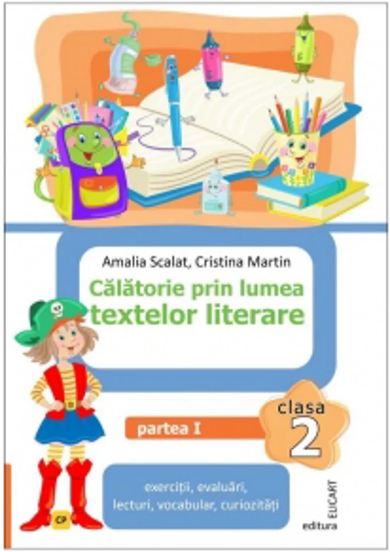 Calatorie prin lumea textelor literare. Clasa a II-a. Partea 1 (CP). Caiet de lucru. Varianta editurii Cd Press