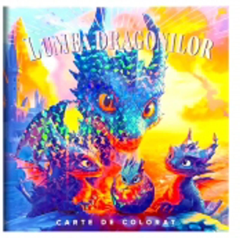 Lumea dragonilor. Carte de colorat