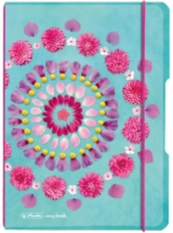 Caiet my.book flex A5, 40 file, dictando, motiv Flowers
