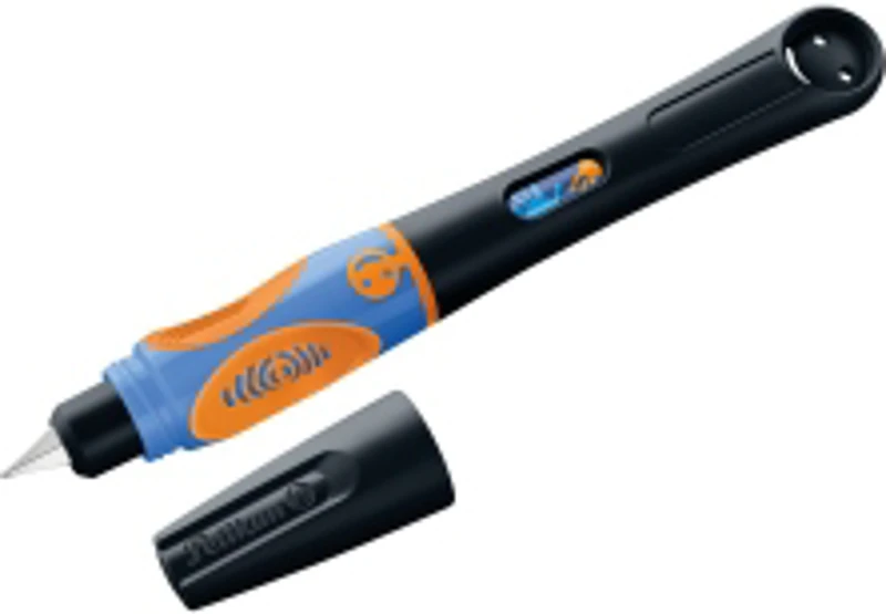 Stilou Griffix pentru stangaci, culoare Neon Black, 1 patron, blister