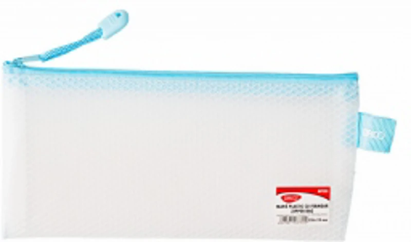 Mapa plastic cu fermoar DL (tip plic) DACO, MP305