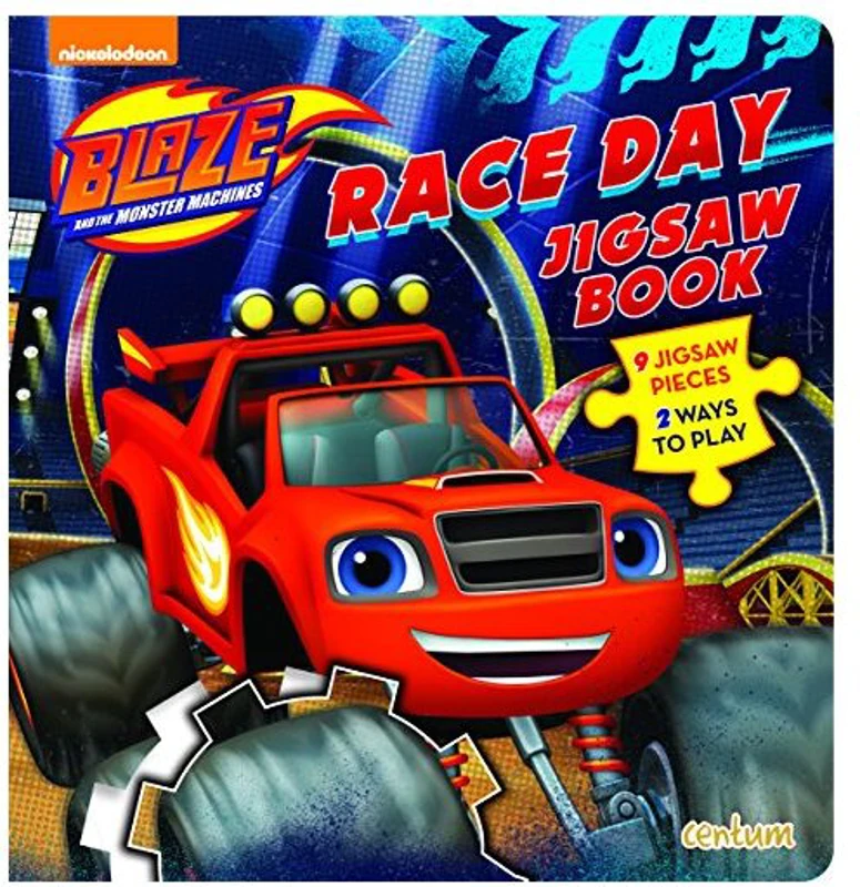 Blaze Race Day Jigsaw Book