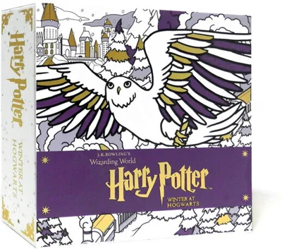 Harry Potter: Winter at Hogwarts A Magical Colouring Set