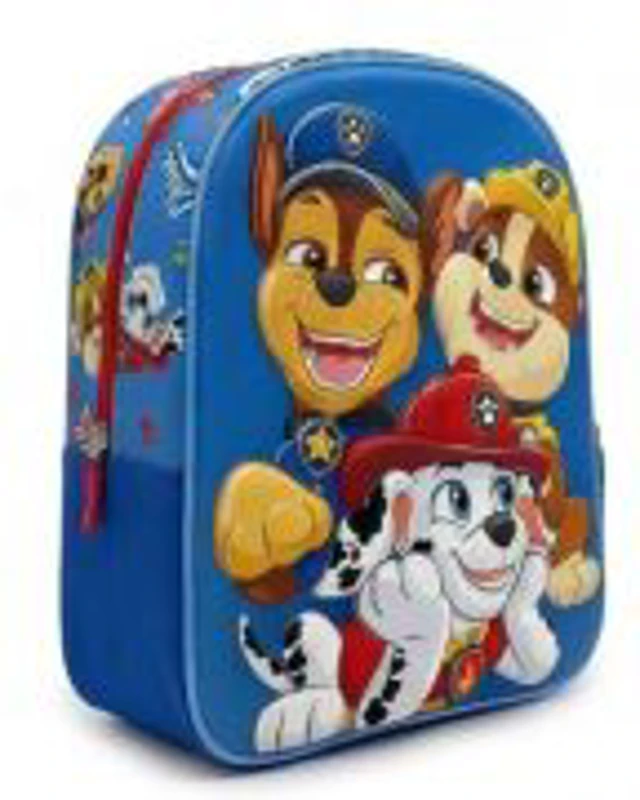 Ghiozdan gradinita 3D Cerda PawPatrol, 25 cm, 1 compartiment, 629507