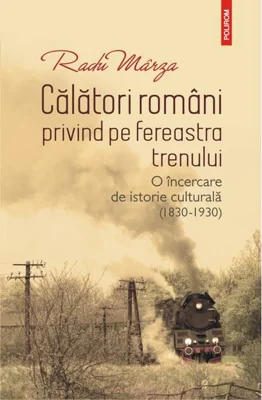 Călători români privind pe fereastra trenului