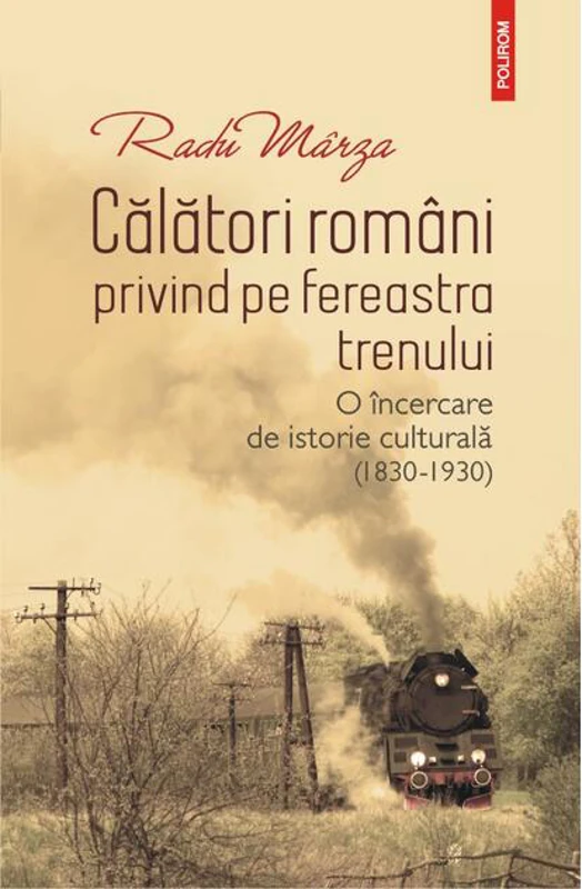 Călători români privind pe fereastra trenului
