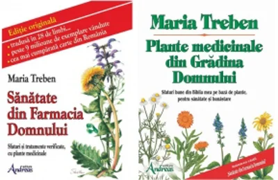 Pachet Maria Treben: 1. Sanatate din Farmacia Domnului; 2. Plante medicinale din Gradina Domnului