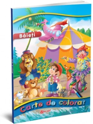 Carte de colorat pentru baieti (format A4)