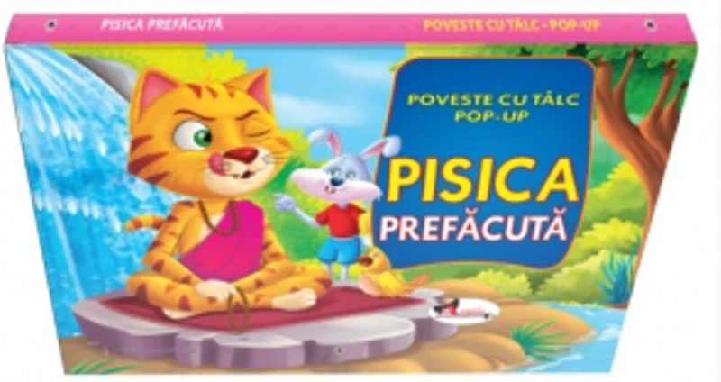Poveste cu talc POP-UP. Pisica prefacuta