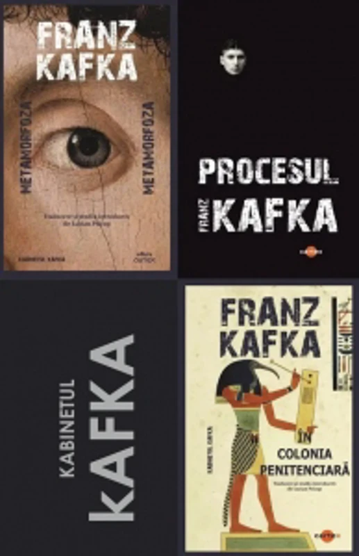 Pachet Kabinet Kafka: 1. In colonia penitenciara; 2. Metamorfoza; 3. Procesul