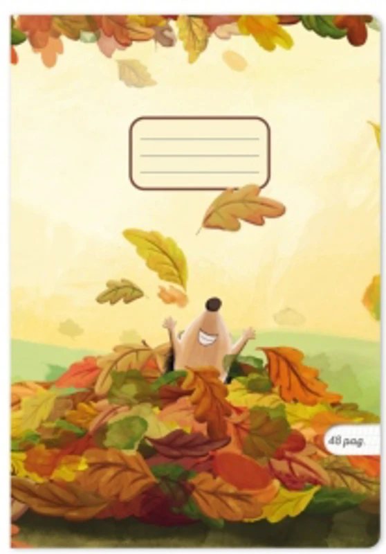Caiet A5, 24 file, 90g, Autumn fun, Tip 1