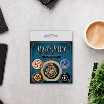 Pachet 5 embleme Harry Potter
