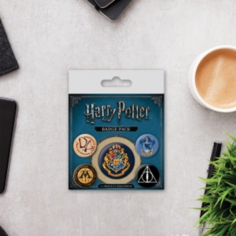 Pachet 5 embleme Harry Potter