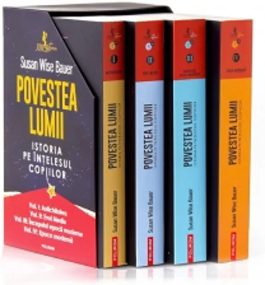 Povestea lumii. Istoria pe intelesul copiilor. Set 4 volume + caseta de colectie
