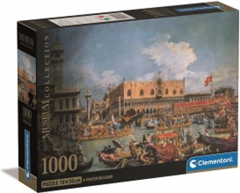 Puzzle Clementoni Arta: Vedere a Palatului Ducal 1000 piese Compact